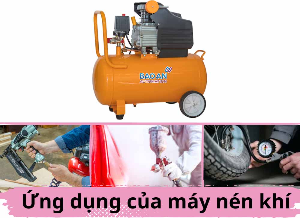 Ứng dụng của máy nén khí