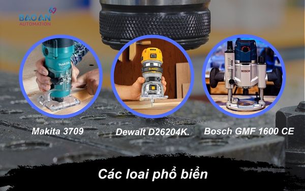 Các loại may phay cam tay phổ biến