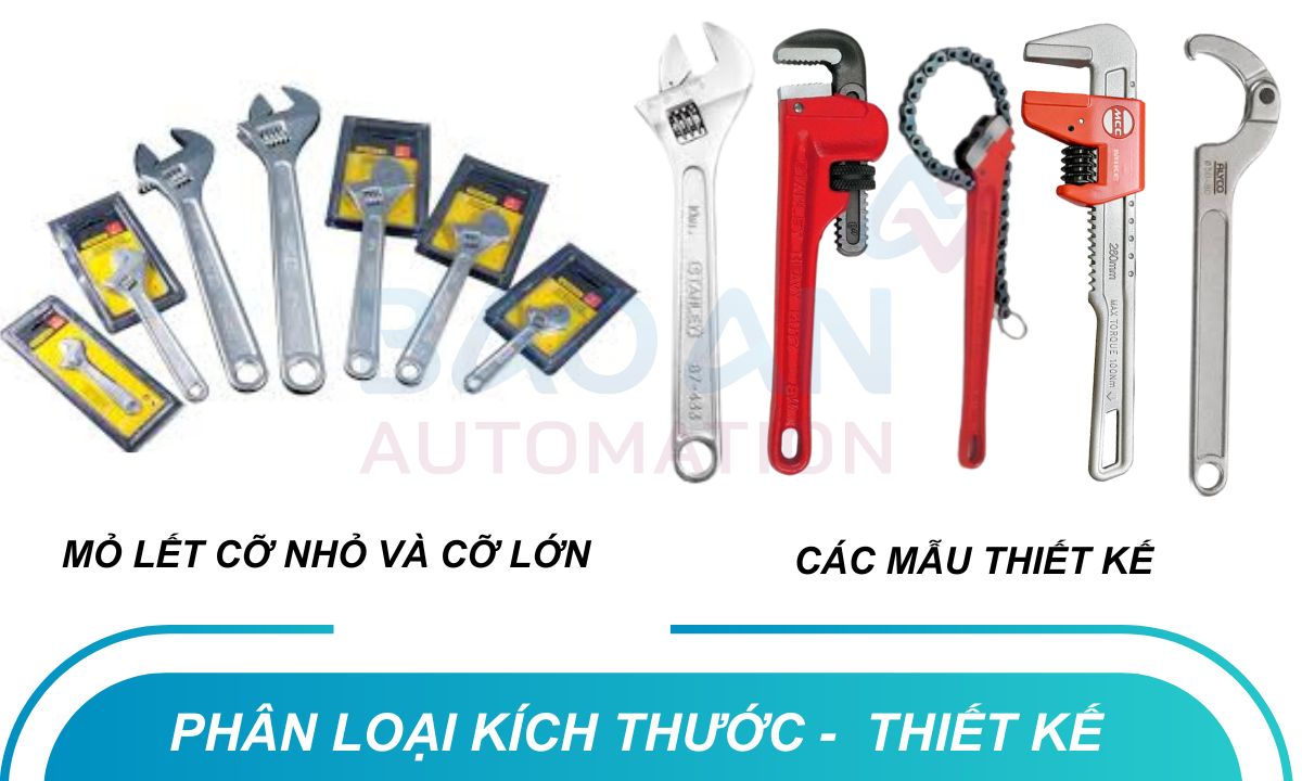 Phân loại kích thước - thiết kế