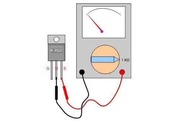 Đo lại điện trở giữa cực D và S, nếu kim không lên thì MOSFET hoạt động tốt