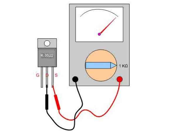 Đo điện trở giữa D và S mà cả 2 chiều kim đo lên bằng 0 là MOSFET bị chập