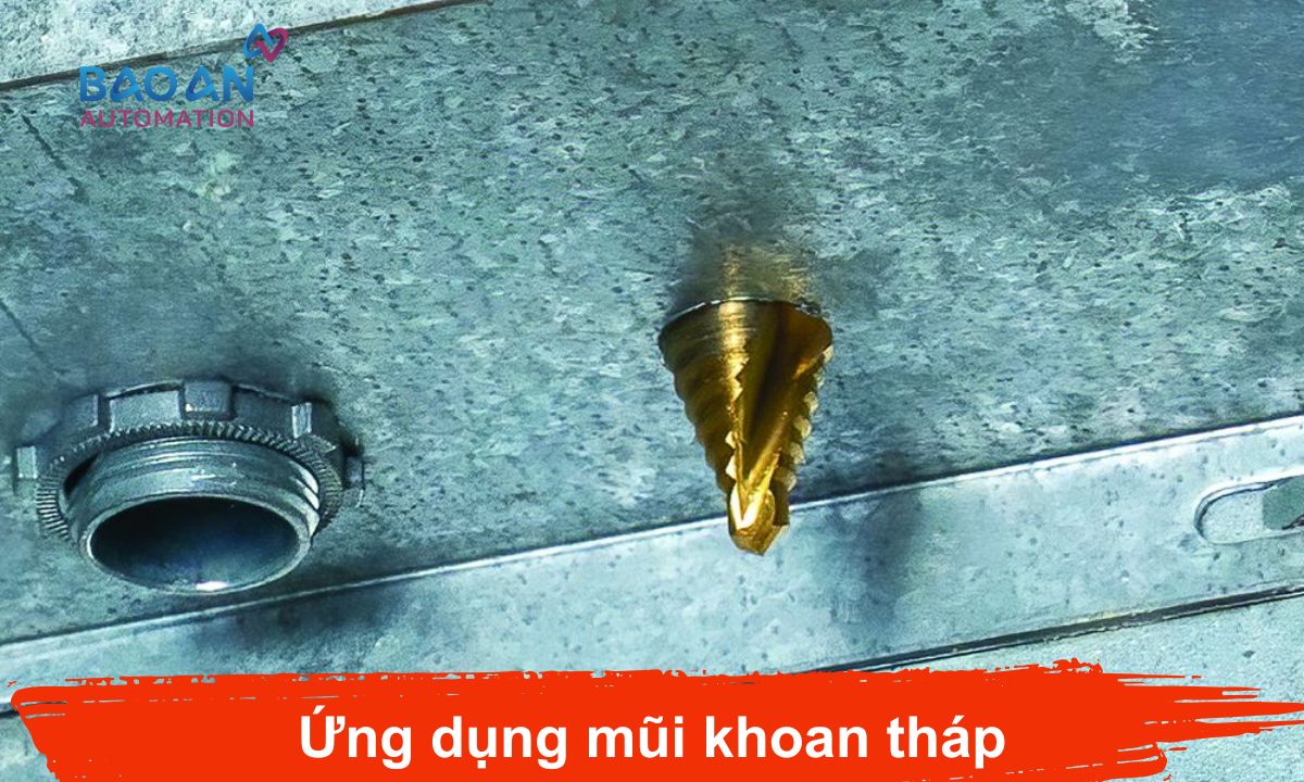 Ứng dụng mũi khoan tháp Ứng dụng mũi khoan tháp