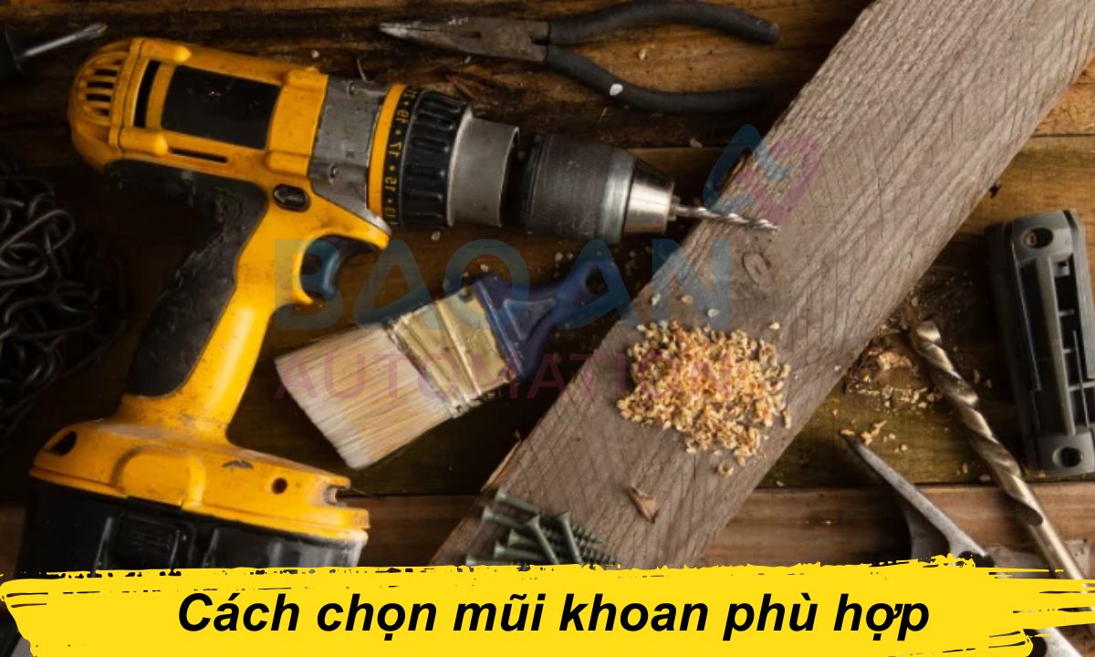 Cách chọn mũi khoan phù hợp Cách chọn mũi khoan phù hợp