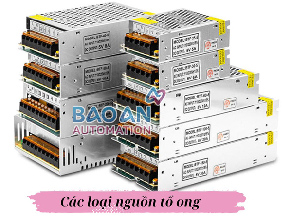 Các loại nguồn tổ ong Các loại nguồn tổ ong