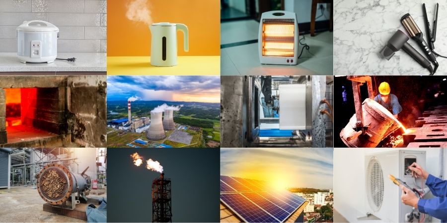 Ứng dụng nhiệt lượng trong nhiều lĩnh vực Ứng dụng nhiệt lượng trong nhiều lĩnh vực