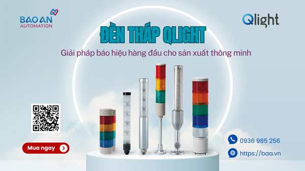 Đèn tháp Qlight - Giải pháp báo hiệu tối ưu trong sản xuất thông minh