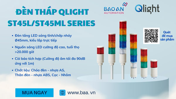 Đèn tháp Qlight đến từ Hàn Quốc ST45L và ST45ML series
