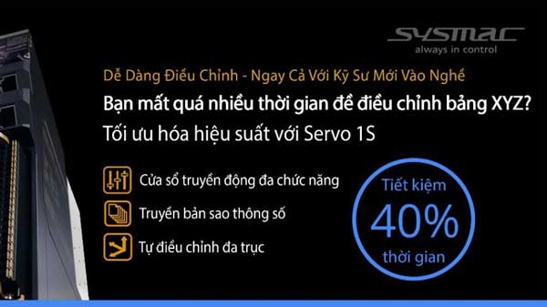 Giải pháp điều chỉnh servo với hệ servo 1S