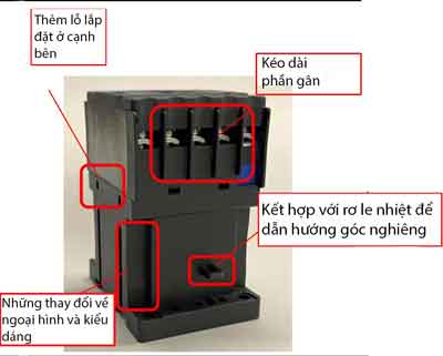 Thay đổi trên một số sản phẩm contactor NXC-M series