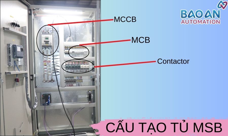 Cấu tạo của tủ MSB