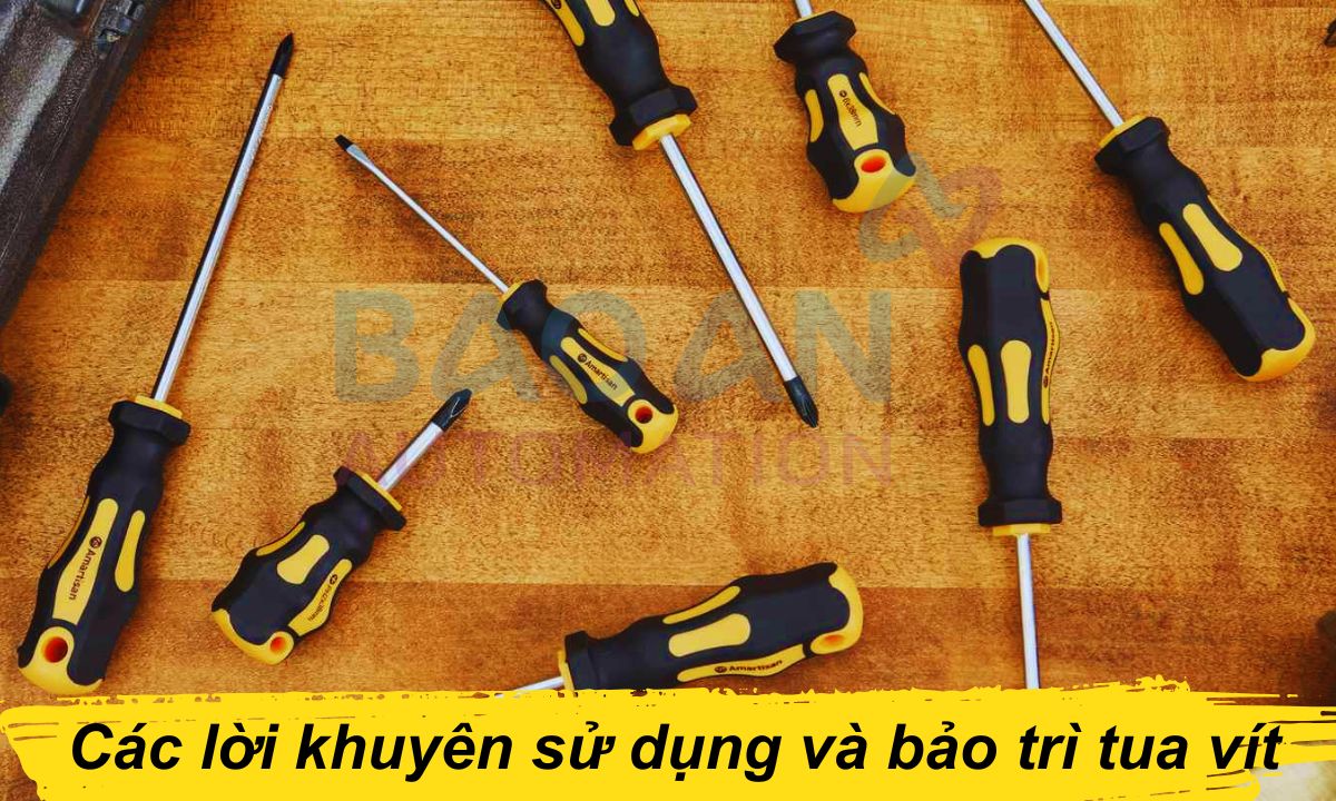 Lời khuyên sử dụng và bảo trì