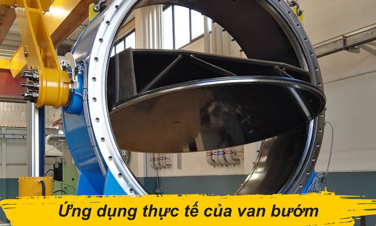 Ứng dụng thực tế của van bướm Ứng dụng thực tế của van bướm